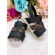Sandália Frisada Preto e Café Com Velcro Príncipes