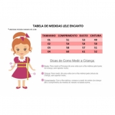 Vestido Infantil Rosa Peito Nervura Cinto de Pérolas Strass