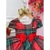 Vestido Infantil Vermelho Xadrez Colorido Natal Festas