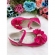 Sapatinho Pink Verniz Com Aplique de Laço e Strass