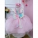 Vestido Infantil Chuva de Amor Arco Irís Peito Nervura