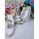 Kit Sapatilha e Bolsinha Infantil Branca Furta Cor C/ Strass