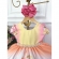 Vestido Infantil Colorido Jardim das Flores C/ Cinto Pérolas