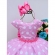 Vestido Infantil Rosa Bolinhas Brancas Peppa