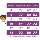 Vestido Infantil Branco C/ Pérolas e Saia Tule Glitter - Branco