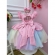 Vestido Infantil Rosa Circo Chuva de Amor Colorido