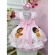 Vestido Infantil Moanna Baby Rosa Busto C/ Strass - Rosa Claro