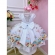 Vestido Infantil Branco Jardim das Borboletas Peito Strass - Branco