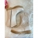 Bota infantil Boiadeira Texana Off White Com Zíper Luxo