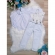 Conjunto Social Calça Camisa Suspensório e Gravata Branca