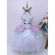 Vestido Infantil Unicórnio Colorido Babados C/ Tiara Luxo