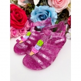Sandália Infantil Gladiadora Baby Sorvete Maxi Glitter Rosa