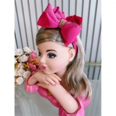 Tiara Infantil Cores de Natal Festas Com Strass e Glitter - Nude