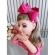 Tiara Infantil Cores de Natal Festas Com Strass e Glitter - Nude